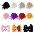 8 Pcs 2  X 19 7  Craft Faux Fur Strips In 8 Colors For Cosplay  Masks   Costumes