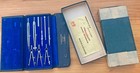 Vintage Keuffel   Esser K   E Engineering Drafting Set - 9 Pieces In Case