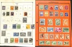 Peru Stamp Collection On 40 Scott International Pages  1862-1973  bb 