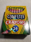 Crayola Confetti Crayons Walmart Exclusive 2020 24 Pack Color Burst New