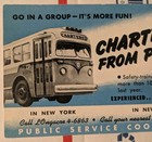 Vintage Public Service Coordinated Transport Charter A Bus Blotter