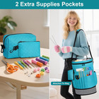 Crochet Yarn Knitting Bag 3pcs Expandable Large Yarn Storage Organizer Bag