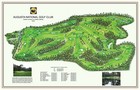 Augusta National 1932-mackenzie jones - A Vintage Golf Course Map 