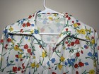 Vintage Floral Midi Dress Womens Medium Cottage Core Handmade
