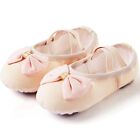 Ballet Shoes For Girls Canvas Dance Flats Practice Slippers Split Soft Leathe   