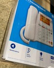 At t Cl4940 Corded Phone W Answering System Backlit Display White Open Box New 
