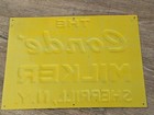 Conde Milker Tin Embossed Dairy Farm Ffa Advertising Sign Sherrill New York