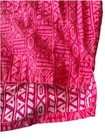       vintage 80s 90s Boscali Pink Print Button Down Top With Shoulder Pads      