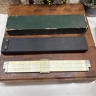 N4081-3 K e Log Log Duplex Decitrig Slide Rule In Leather Pouch And Green Box