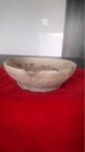Korean Joseon Antique Small Ceramic Plate Flat Cup Well Design Used 10 5cm