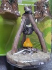Fairy Garden Miniature Firepit With 2 Stump Stools