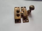 Old Vintage Brass Window Sash Lock Latch Unusual Style