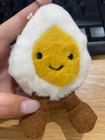 Jellycat Amuseables Happy Boiled Egg Plush Bag Charm Keychain Cute Gift Nwt 2026