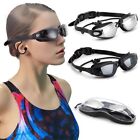 Adult Swim Goggles Hd Clear Vision Anti-fog 100  Uv Protection Swimming Glasses