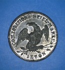 Rare Spiel Counter 1873 Liberty Seated   Eagle Compositions In Wm -  27510298     