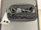 New Disney Parks Mickey Mouse Fanny Pack Black Quilted Mini Bag With Belt Nwt