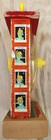 Vintage 1968 Fisher Price Music Box Teaching Clock 998 Wind-up Works