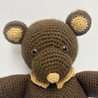 Handmade Crocheted Teddy Bear 15    Brown Beige