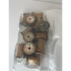 Vintage Wooden Thread Spools Lot Usa Antique Sewing Notions Mixed Sizes 12pc