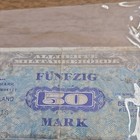 Allied Military Authority 50 Mark German Military Currency Banknote