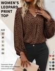 Womens Long Sleeve Blouses For Work Business Casual Tops V Neck Loose Busines   