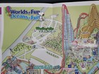 2013 Worlds Of Fun Amusement Park Map Brochure Guide