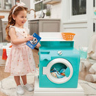 Little Tikes Retro 50s Washer Dryer 8pc Play Laundry Realistic Sounds Tumbling