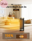 Space Heater  1500w Electric Heaters For Indoor Use With Thermostat  70   Oscilla