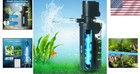 158gph Uv Sterilizer Aquarium Filter For 10-45 Gallon Tank