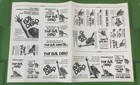 The Evil Dead Movie Mini Ad Sheet Vtg Promo Advertising Poster Clip Art Horror