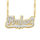 Personalized Sterling Silver Script Any Name Plate Necklace W  Free Chain 2023