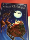 Merry Christmas Hallmark Greeting Card Santa On His Sleigh Very Pretty Holiday