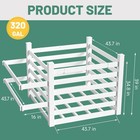 Naizea Pool Storage Bin 60  Lx43  Wx39  H Pvc Vinyl Pool Float Storage Organizer