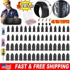 40x Tire Vacuum Repair Screw Rubber Nail Plug Car Tyre Puncture Repair Kit Us
