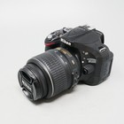 Nikon D5200 24 1mp Dslr Camera Black  w  Af-s Dx 18-55mm Lens 