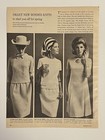  6  Vintage Magazine 1966-67 Women s Fashion Styles Original Full Page 8x11 
