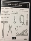 Stampin  Up  Vintage Tools Stamp Set   Trusty Tools Dsp  43
