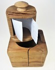 Primitive Rustic Wood Box Holder Roll Dispenser