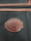 Filson Passage Slim Laptop Briefcase - Black With Brown Leather