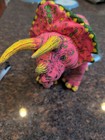 Applause Pink Triceratops Dinosaur Plush 16    Long 1992 Determined Productions