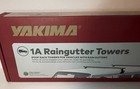 Yakima 1a  Raingutter Roof Rack Towers No Locks Or Keys Open Box