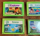 Leap Frog Leappad Learning Games Lot Of 4  Disney Thomas Science Leaning Bundle