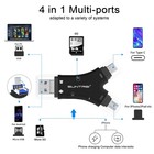 Sd Card Reader For Iphone ipad android mac computer camera 4 In1 Micro Sd Car   
