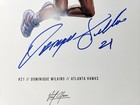 Dominique Wilkins Atlanta Hawks Signed 11x14 Photo Print Coa