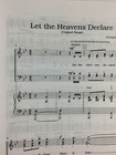 Let The Heavens Declare Bill Ancira Royal Christmas Vintage Sheet Music 1995