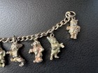 Htf Disneyland Souvenir Charm Bracelet Snow White   Seven Dwarfs Circa 50   s