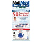 50 Packets Neilmed Sinus Rinse Saline Nasal Expiration 03 2028 