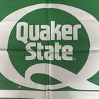 Vintage 1991 Quaker State Vinyl Banner 27 x31  Unused Garage Advertising Nm