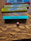 Lot Of 4 Vintage Scripto Extra Strong Long Pencil Leads 2 Colors Eraser Box W 1