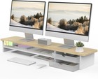 Monitor Stand  Dual Monitor Riser  42 5inch Large Desk Computer Monitor Stand   